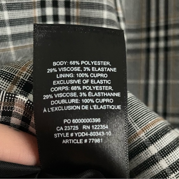 Like New, Wilfred Aritzia Women’s Plaid Spaghetti Strap Mini Dress Size 2 - Picture 4 of 12